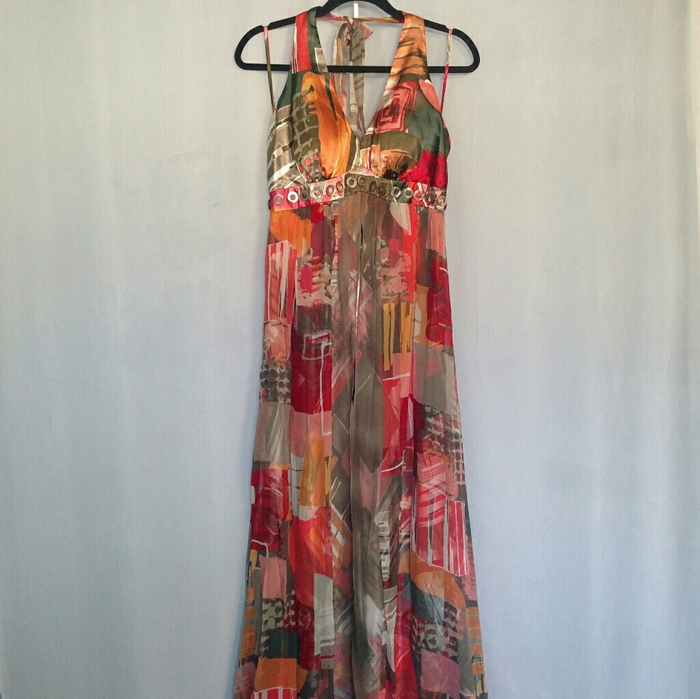 Dress Barn Halter Maxi Dress 12